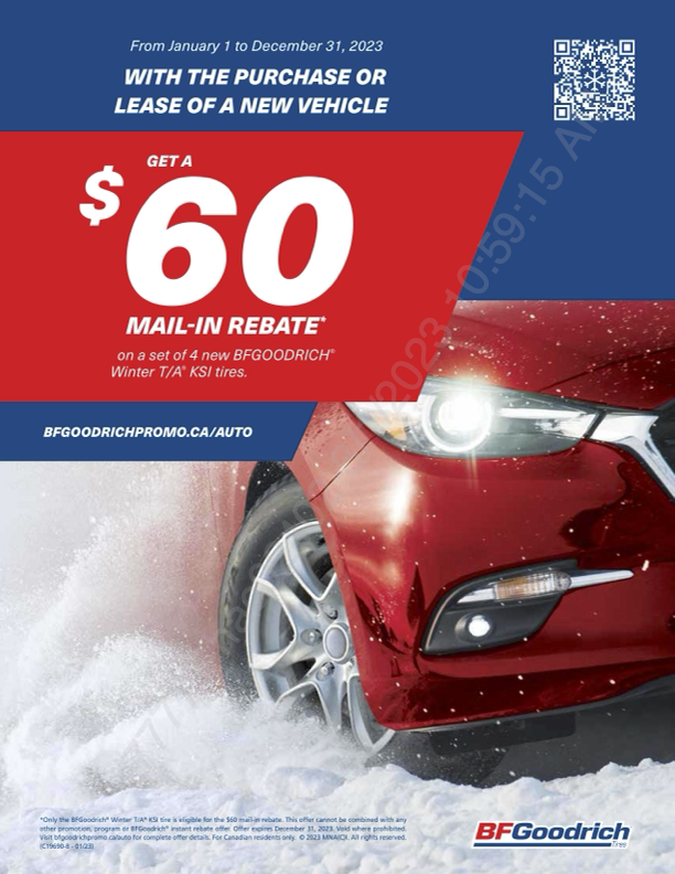 goodrich Rebate
