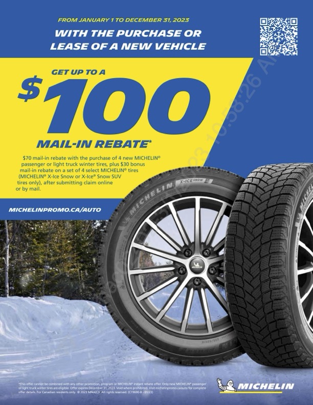 Michelin rebate year round