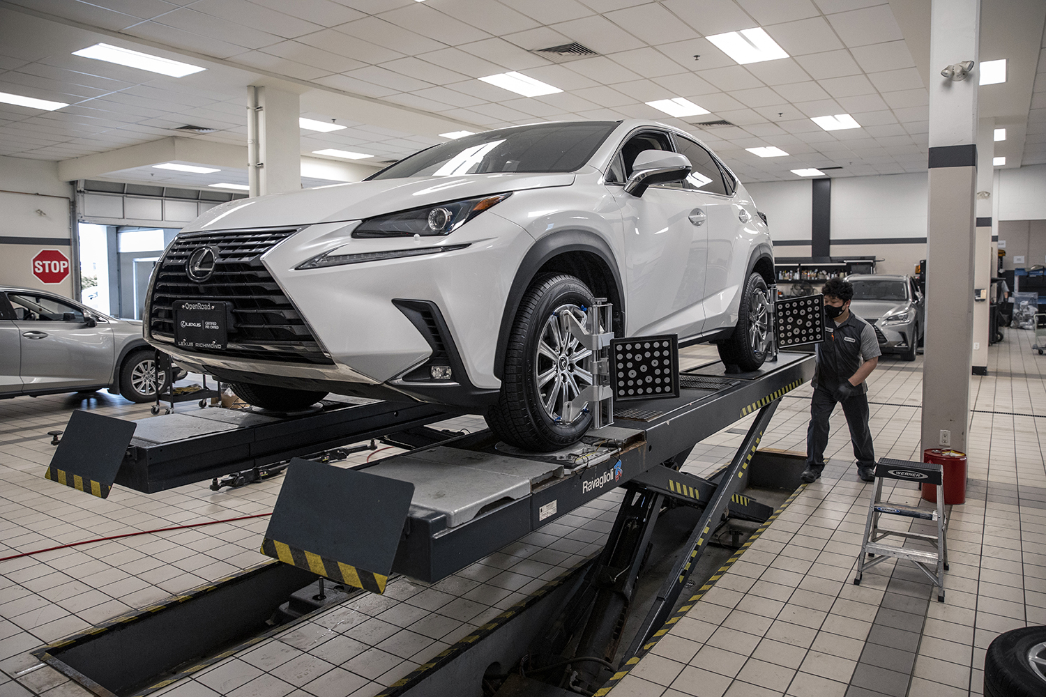 OpenRoad Lexus Richmond showroom interior