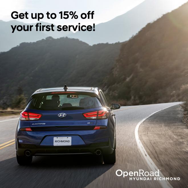 Get up to 15% off your first service.
